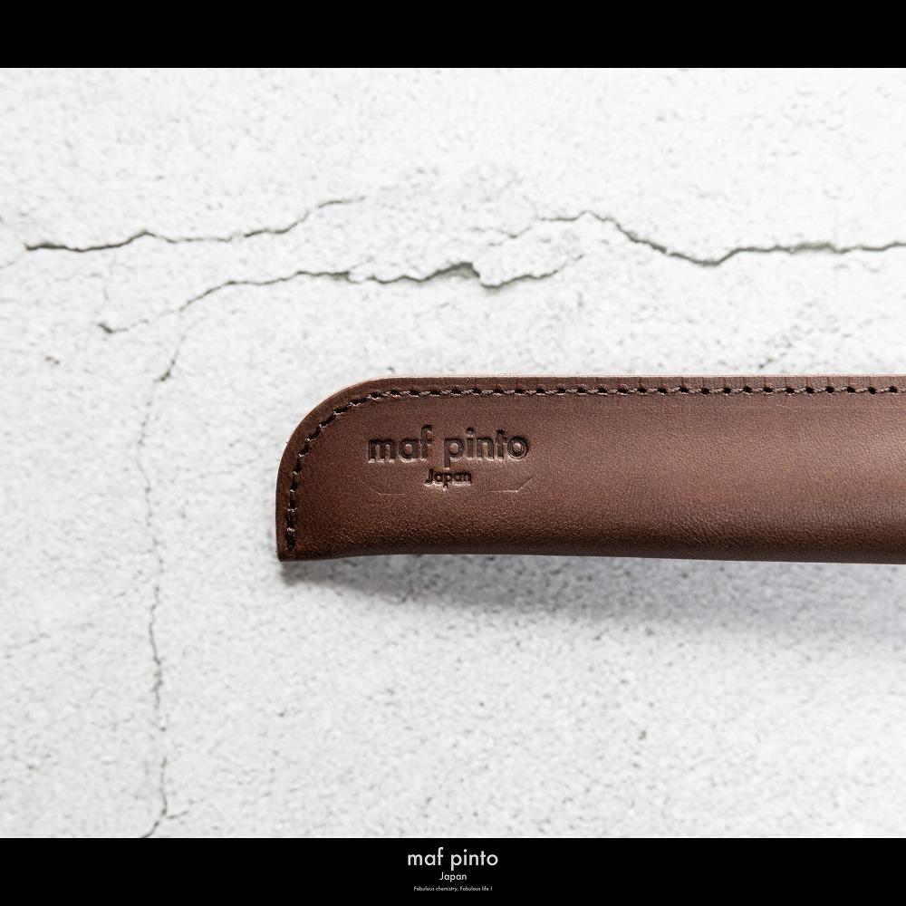 maf pinto(マフ ピント) ペンケース １本差し ペンシース 万年筆 筆箱 ダークブラウン レザー 本革 日本製