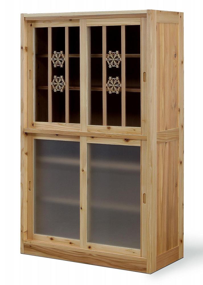 大容量フリーボード 組子デザイン カメヤ家具工芸 大川家具