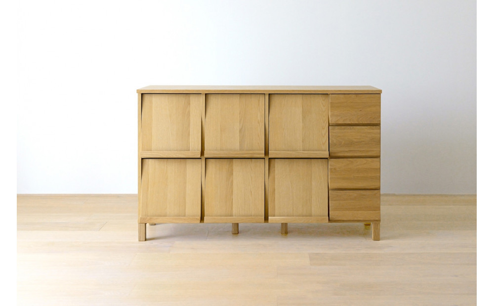 【開梱設置】高野木工 LECCE レッチェ 143マガジンレコードラック オーク【10年保証】