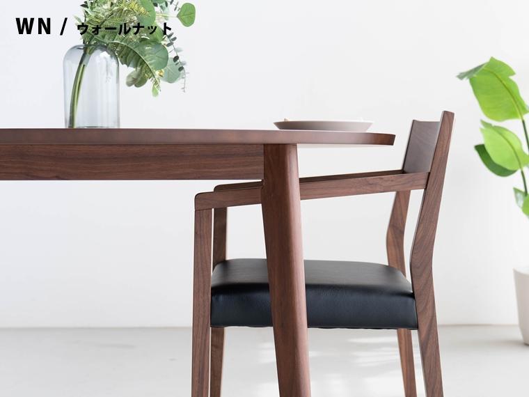 ウォールナット ダイニングチェア DCジャンブル02AC オールマイティブラック