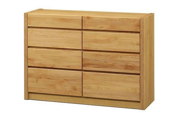 【幅124 奥行44 高さ88.3】ジュリア124-4ローチェスト