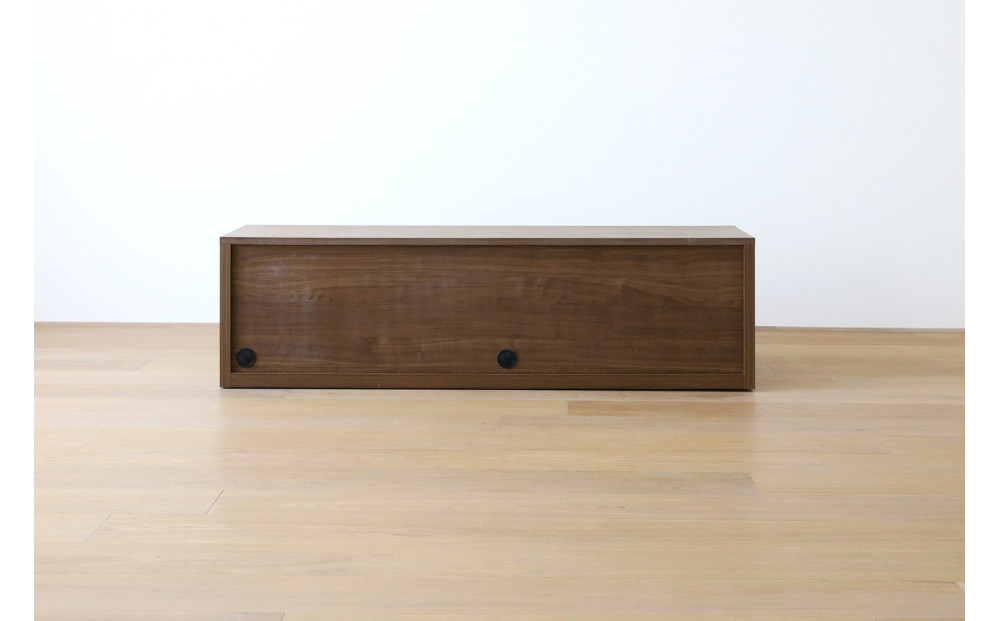 【開梱設置】高野木工 リブシリーズ 150ローボード ウォルナット【10年保証】