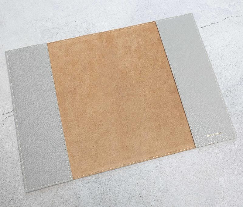 maf pinto (マフ ピント) ノートカバー B5サイズ ライトグレー ADRIA LINE レザー 本革 日本製