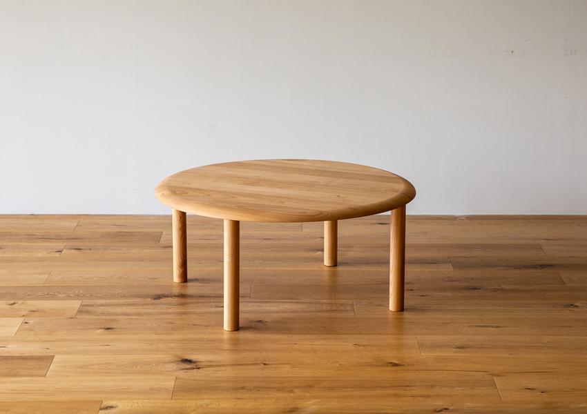 【開梱設置】高野木工 NIKA ニカ ラウンドリビングテーブル Φ120【10年保証】