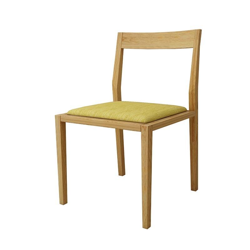 【開梱設置】高野木工 キールチェアWO 肘なし（座面：CHART6ミモザ）【10年保証】