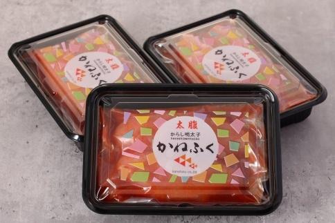 かねふく〈無着色〉辛子明太子 一本物510g(170g×3)【明太子 めんたいこ かねふく 魚介類 家庭用 お取り寄せグルメ ご飯のお供 お取り寄せ お土産 九州 ご当地グルメ 取り寄せ グルメ】