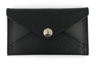 maf pinto 薄型名刺入れ レザーカードケース ブラック