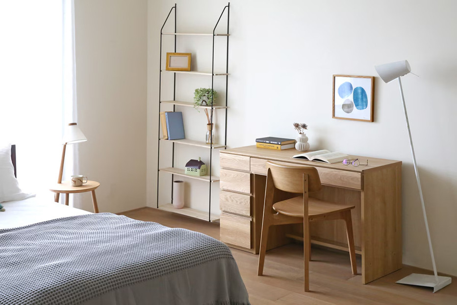 【開梱設置】高野木工 アスター 120天板 + 30チェスト + 90デスク ※スツール別売 オーク【10年保証】