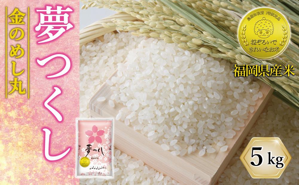 令和7年米 福岡県産 米 金のめし丸夢つくし 5kg