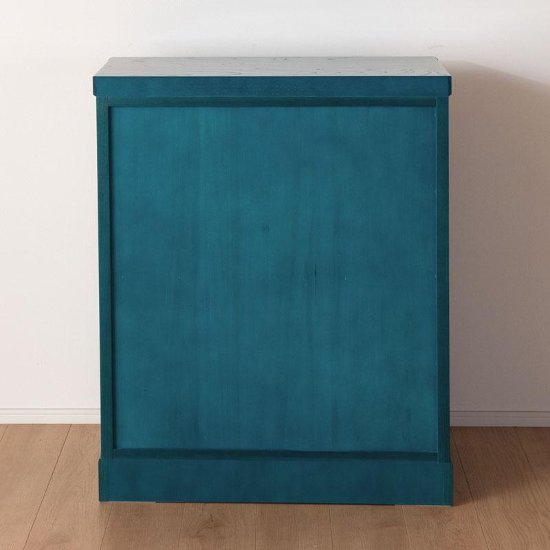 【吉野民芸 25整理片開 青磁（銀古美）】★創業明治40年老舗「境木工」熟練の職人の手により1つ1つ丁寧に作り上げる伝統工芸品「吉野民芸家具」