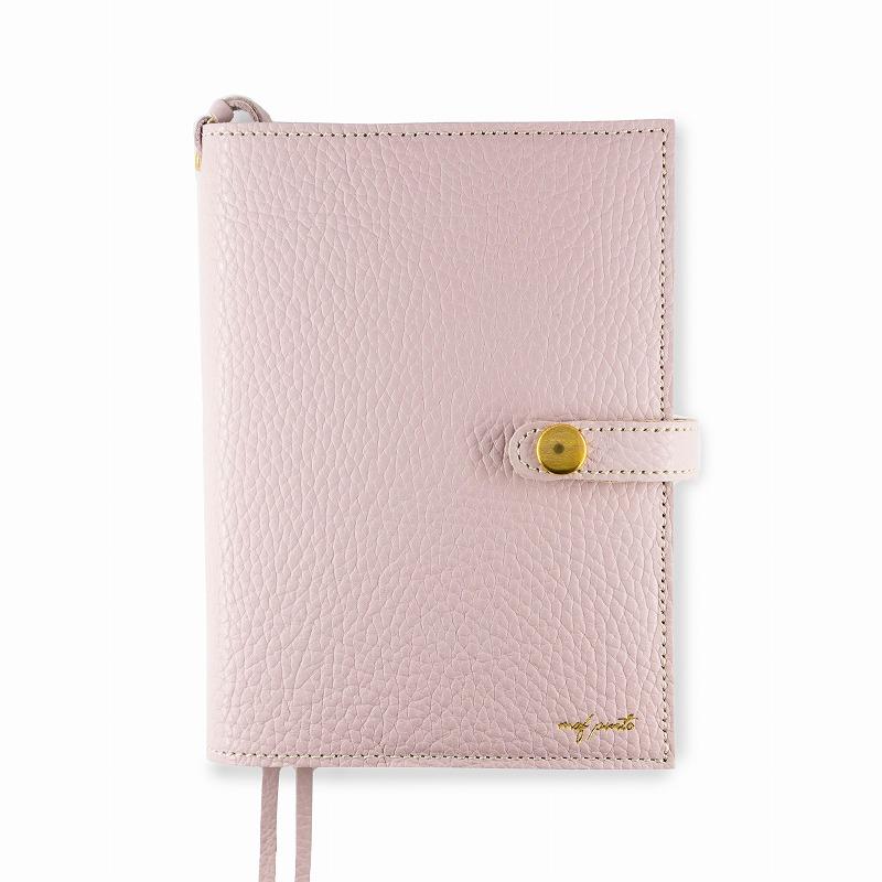 maf pinto (マフ ピント) 手帳カバー B6サイズ ライトピンク ADRIA LINE レザー 本革 日本製