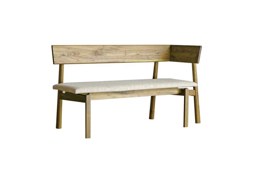 【開梱設置】高野木工 ARCO アルコ ダイニングコーナーソファ ホワイトオーク W135cm コーナー：右 チャート6：キャメル 【10年保証】