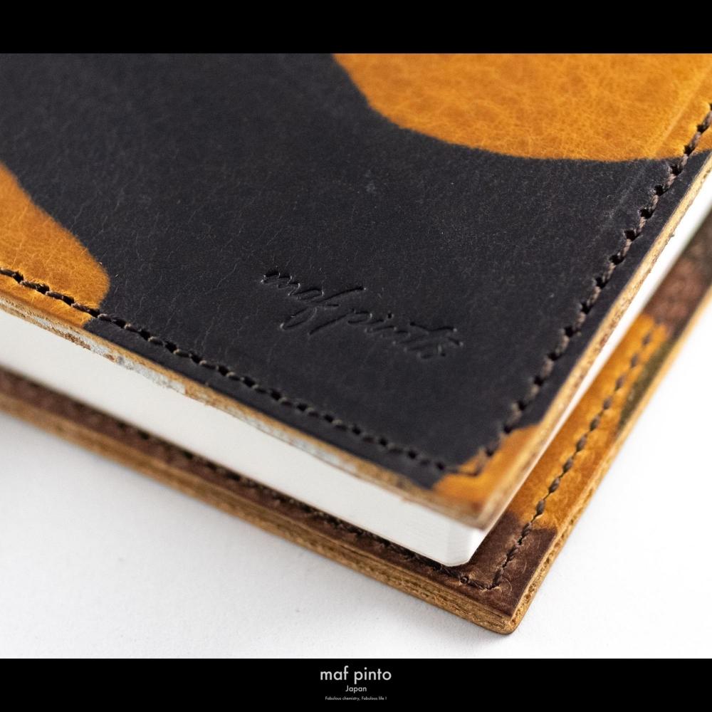 maf pinto (マフ ピント) レザー手帳カバー A5 カモフラージュ ライト 本革 日本製
