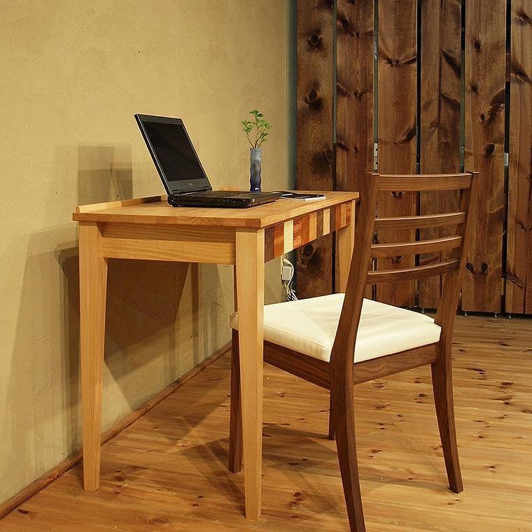 クラフトデスク　PICASSO-al　無垢　リモート　パソコン　120×50×70cm　WAプラス 大川家具 福岡県 大川市