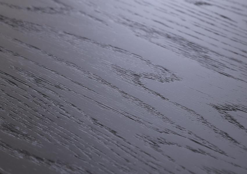 【開梱設置】高野木工 モル 110×50ローテーブル ホワイトオーク／黒塗装【10年保証】