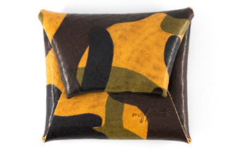 maf pinto コインケース レザー 革 小銭入れ 財布 カモフラージュ ライト