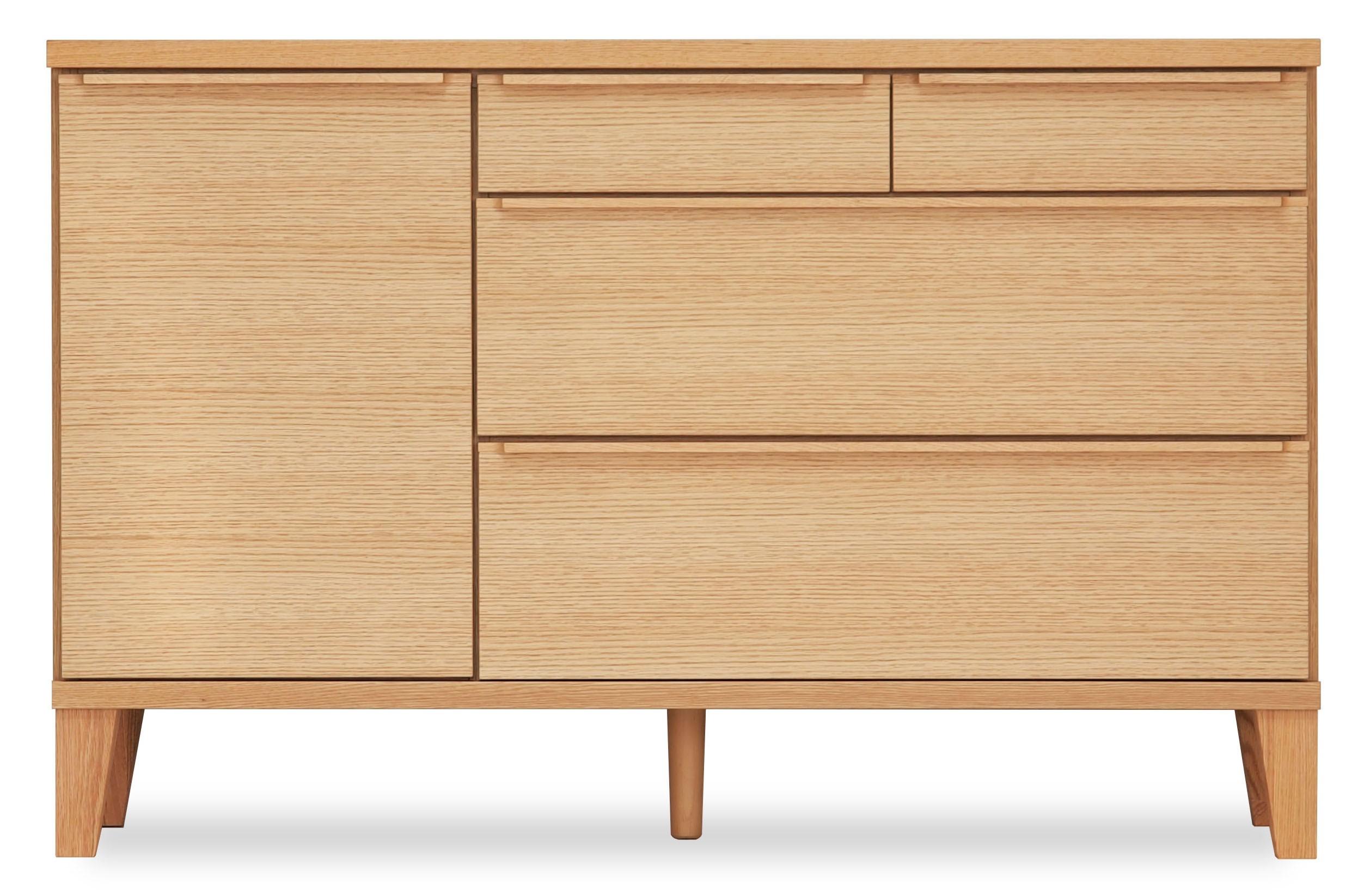 大川家具 幅120cm サイドボード レッドオーク -leo-レオ