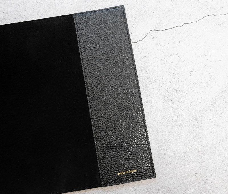 maf pinto (マフ ピント) ノートカバー B5サイズ ブラック ADRIA LINE レザー 本革 日本製