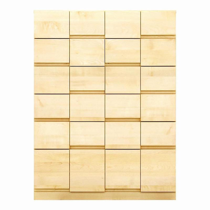 チェスト タンス 幅88 6段 奥行44 メープル 無垢 桐たんす 箪笥 婚礼 衣類収納 大川家具 丸田木工 ココ