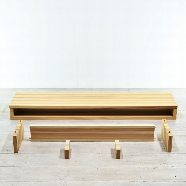 【ナチュラル＆スタイリッシュな国産杉テレビ台】クラブＡＶボード 150 国産杉