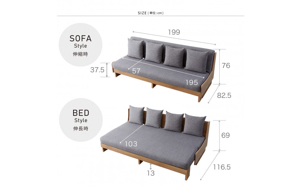 ãœãã¡ ãœãã¡ããã å¹
200 ãã¥ãã€2 200ããå¯ãœãã¡ïŒNAÃã°ã¬ãŒïŒãã¢ãŒãã«ãã倧å·å®¶å
·ã