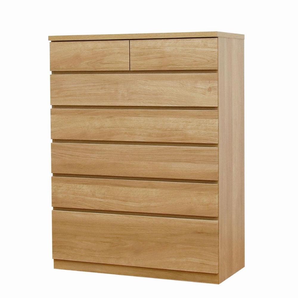 チェスト タンス 幅88 6段 奥行44 オーク色 シルフ Sylph 桐たんす 箪笥 婚礼家具 衣類収納 大川家具【丸田木工】