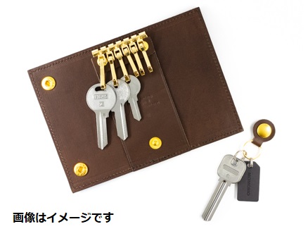 maf pinto レザーキーケース 本革 鍵入れ コンパクト マルチ カードキー オリーブ