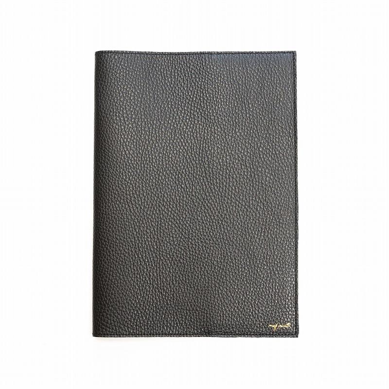 maf pinto (マフ ピント) ノートカバー B5サイズ ブラック ADRIA LINE レザー 本革 日本製