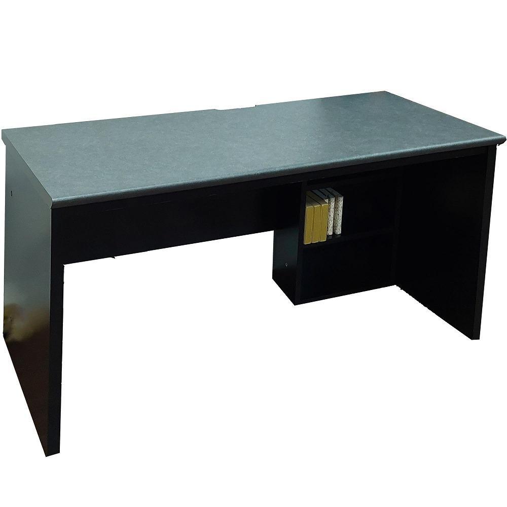 高級デスク 大人向け 大人用 大人の学習机 デスク 180cm 国産 日本製 【3梱包】机 180cm幅×奥行60 ワークデスク （クルーズブラック） 学習机 大人 棚付き