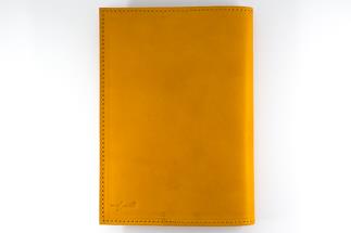 maf pinto (マフ ピント) レザーブックカバー四六判ハードカバーサイズ（レギュラーモデル）【イエロー】
