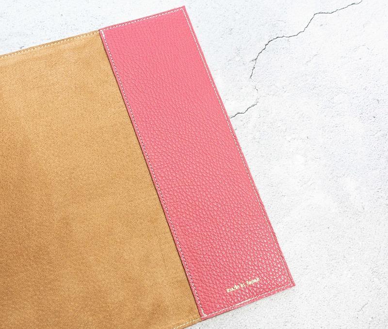 maf pinto (マフ ピント) ノートカバー B5サイズ ピンク ADRIA LINE レザー 本革 日本製