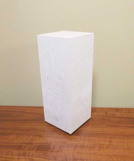 アクリル行灯 Lサイズ 名尾和紙使用 楮繊維入り落水紙 LED電球