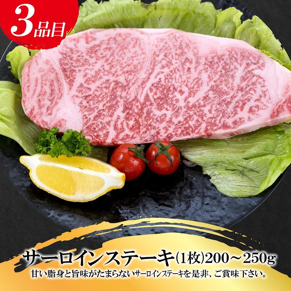 福岡県産 黒毛和牛A4ランク以上の博多和牛！ 極上食べ比べセット( 焼肉詰め合わせ450g 特選スライス450g サーロインステーキ1枚 )