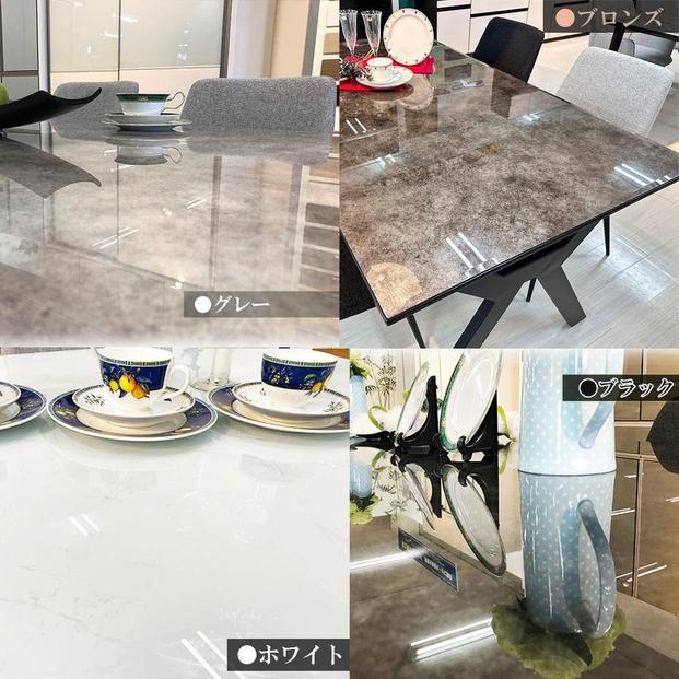 ãã€ãã³ã°ããŒãã« åå ã¬ã©ã¹å€©æ¿ æšè£œ å¹
180cm ãšã¬ã㢠ããŒãã«ã®ã¿ 6人æã åœç£ ãã€ãã³ã° é£åããŒã㫠倧å·å®¶å
·