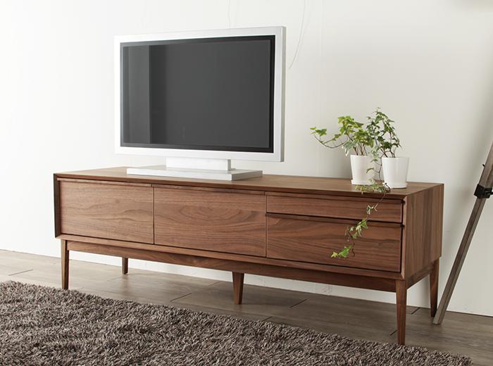 大川家具 レフライン 150cm テレビボード 収納 天然木ウォールナット 野中木工所