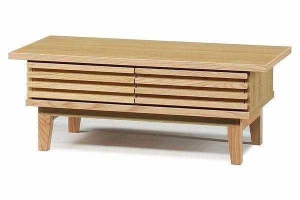 【幅101.9 奥行50 高さ38.4】タイム102リビングテーブル（レッドオーク）