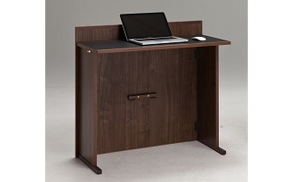 折り畳みデスク　パタン　ブラウン色