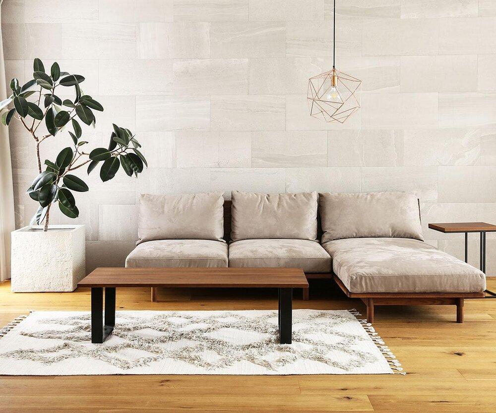 【開梱設置】高野木工 グラム リビングテーブル 90×50cm ウォルナット【10年保証】