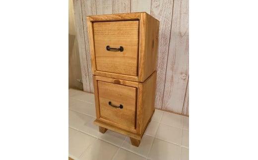 ゲタ付き小引き出し２段整理箱