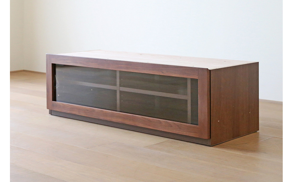 【開梱設置】高野木工 ASTER SET7 アスター 180TV天板 + 30TVチェスト + 120TVガラス扉 + 30TVチェスト ウォルナット【10年保証】