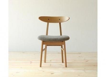 2脚セット　ダイニングチェア　カレン　オーク無垢【大川家具】