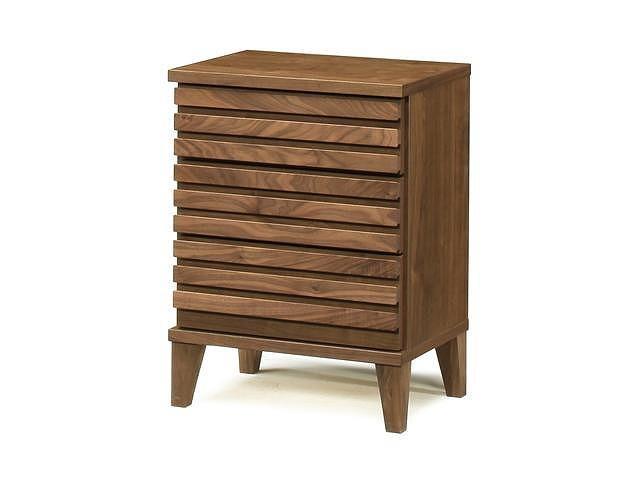 【幅52.8 奥行41.5 高さ71.7】セゾン53－3チェスト（ウォールナット）