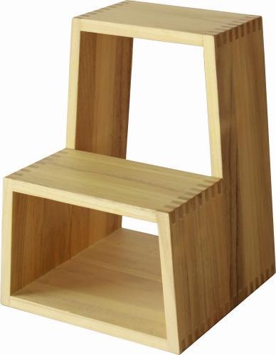 【PRIMO ステップスツール ヤマブキ】★約1.6kgの軽さと腕利きの職人でも至難の技である角度の付いたロッキング組を用いて丈夫さを兼ね備えたスツール 紫外線に強く色褪せにくいセラウッド塗装仕上