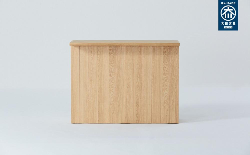 【開梱設置】高野木工 ヴィネ120セットWO（120カウンター突板天板・120下台）【10年保証】