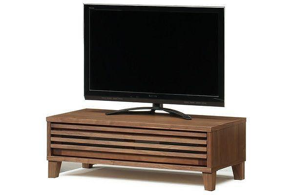 【幅103.6 奥行45 高さ34.5】バジル104テレビボード（ウォールナット）