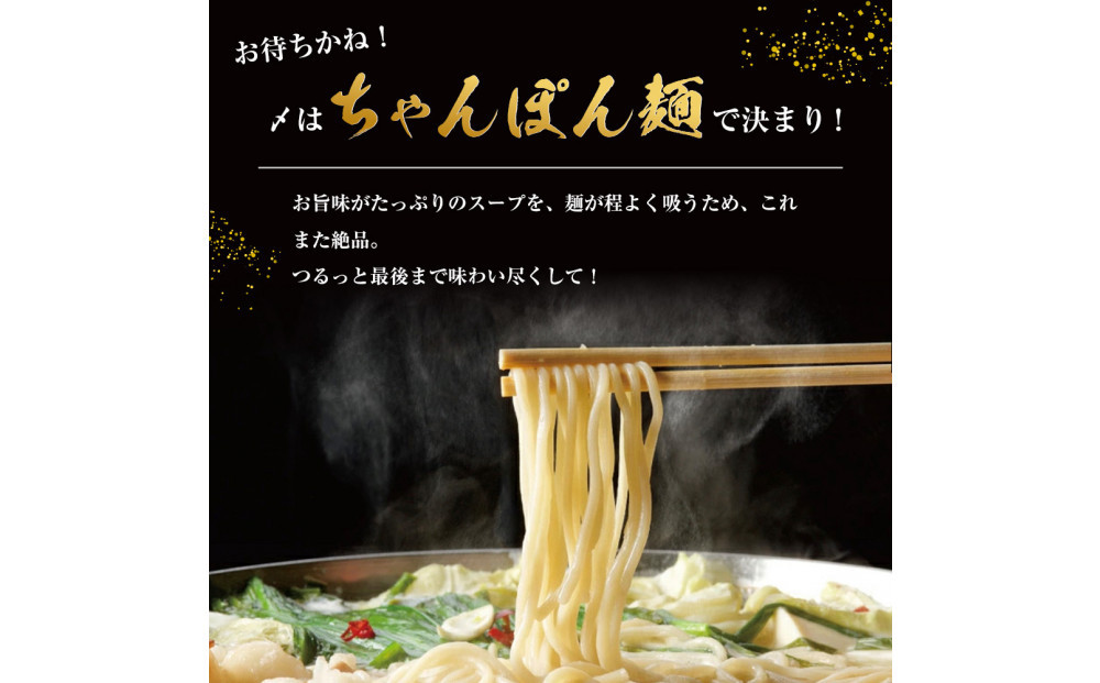 もつ鍋（白醬油）9人前セット