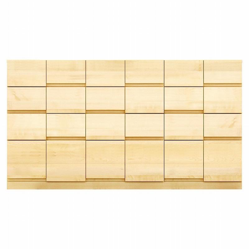 チェスト タンス 幅151 4段 奥行44 メープル 無垢 桐たんす 箪笥 婚礼 衣類収納 大川家具 丸田木工 ココ