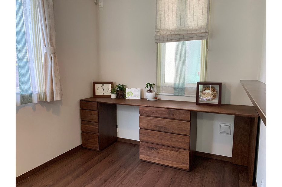 【開梱設置】高野木工 アスター 120天板 + 30チェスト + 90デスク ※スツール別売 オーク【10年保証】