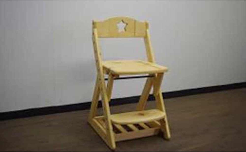 カントリースタディチェア スター ナチュラルクリーム色