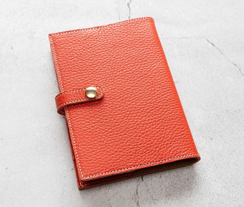 maf pinto (マフ ピント) 手帳カバー＆ブックカバー フレッシュレッド ADRIA LINE レザー 本革 日本製